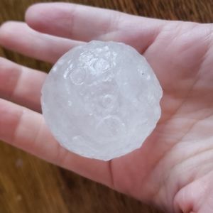 Full Moon Quartz Sphere